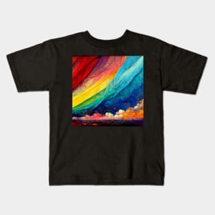 World of Rainbows - best selling Kids T-Shirt